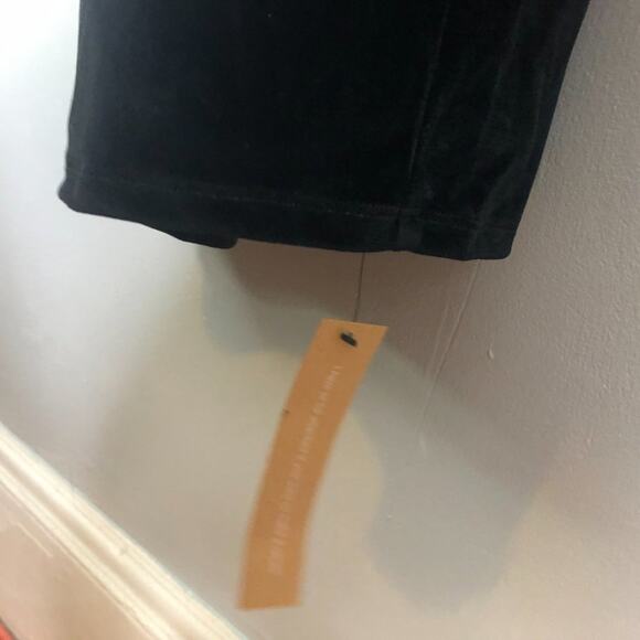 Reformation Lantern Velvet Midi Dress Embellished Cutout Bardot Off the Shoulder - Picture 7 of 12